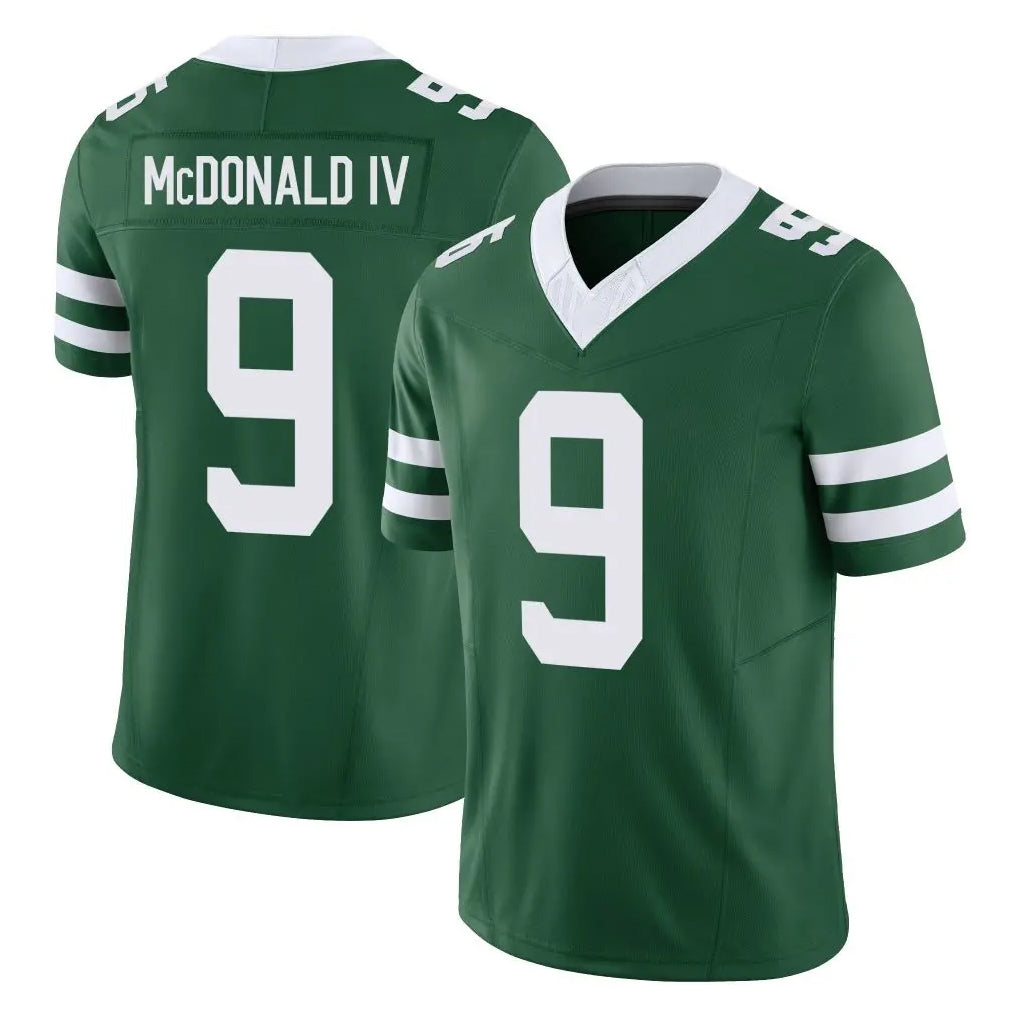 NY.Jets #9 Will McDonald IV Player Green Legacy Limited Vapor F.U.S.E. Home Game Edoa Stitched Jerseys