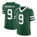 NY.Jets #9 Will McDonald IV Player Green Legacy Limited Vapor F.U.S.E. Home Game Edoa Stitched Jerseys