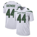 NY.Jets #44 Jamien Sherwood Player White Spotlight Home Game Edoa Stitched Jerseys