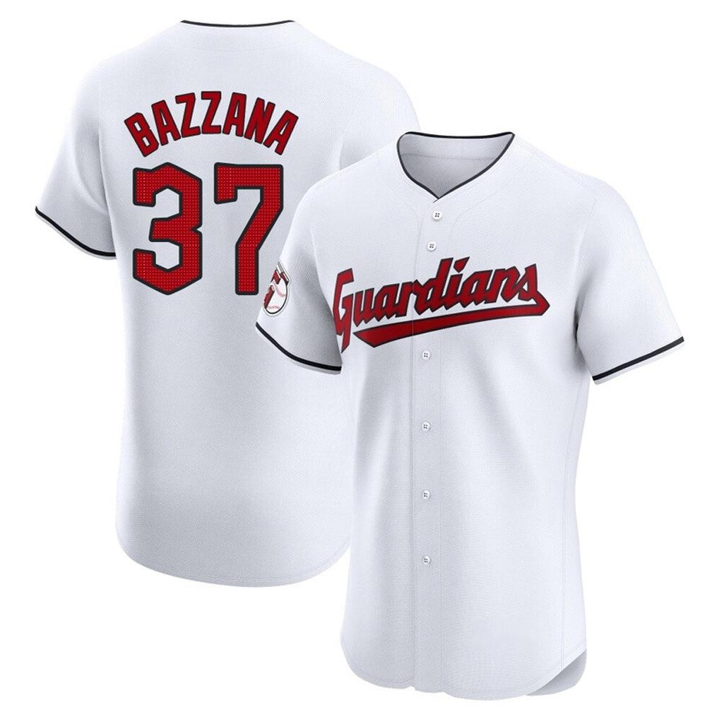 C.Guardians #37 Travis Bazzana Player White Limited Elite Home Edoa Stitched Jerseys