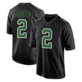 P.Eagles #2 Riq Woolen Player Carbon Green Fashion Home Game Edoa Stitched Jerseys