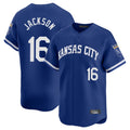 KC.Royals #16 Bo Jackson Player Royal Limited Home Edoa Stitched Jerseys