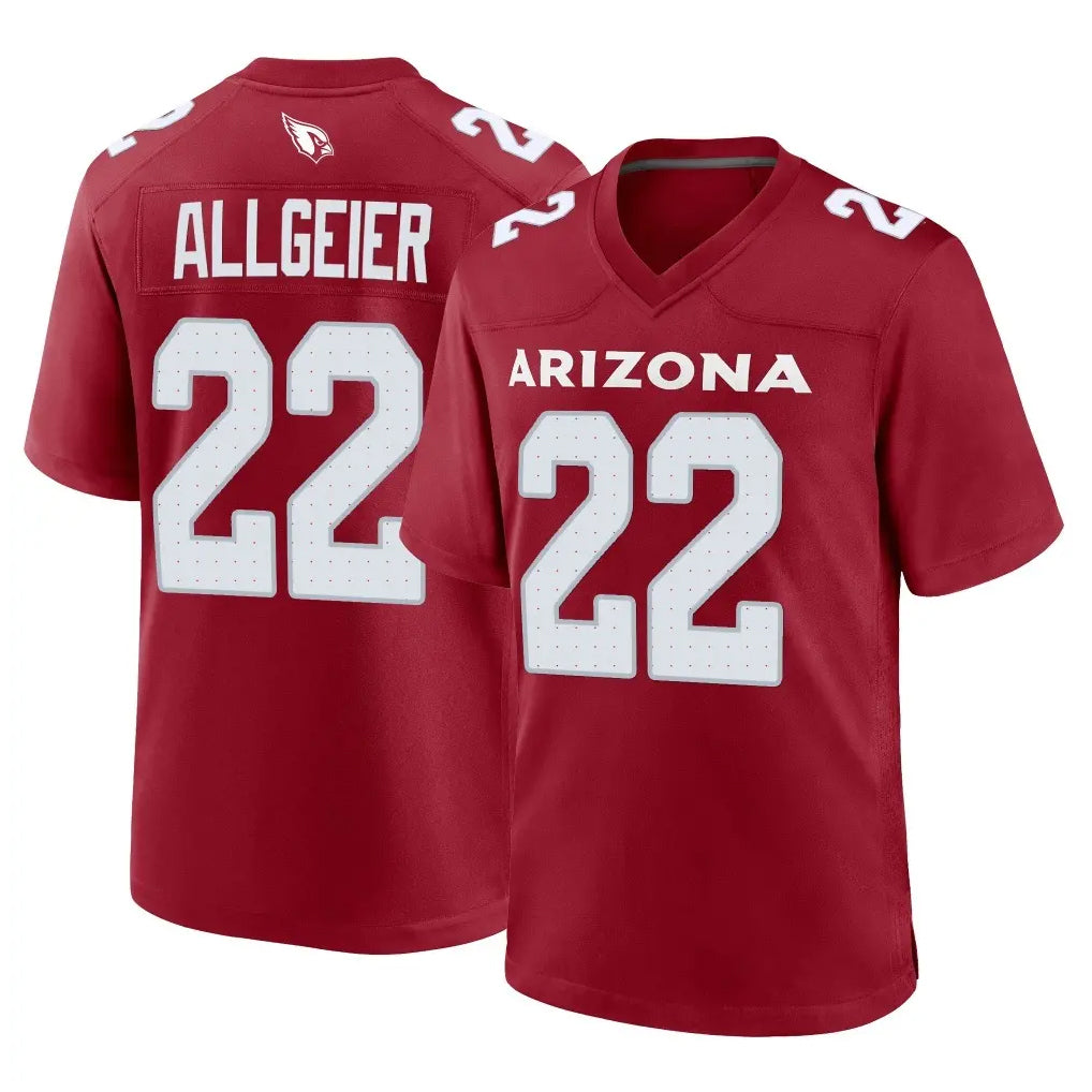 A.Cardinals #22 Tyler Allgeier Player Cardinal Limited Home Game Edoa Stitched Jerseys