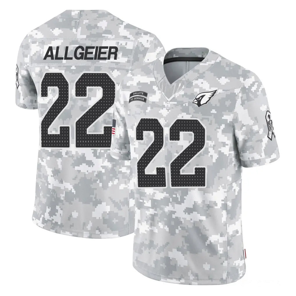 A.Cardinals #22 Tyler Allgeier Player Arctic Camo Limited Salute To Service Home Game Edoa Stitched Jerseys