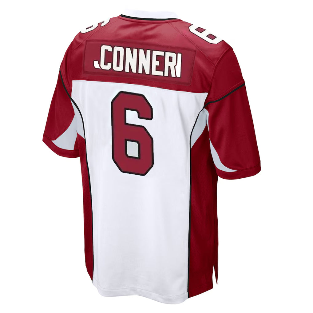 A.Cardinals #6 James Conner Player White Cardinal Home Game Edoa Stitched Jerseys