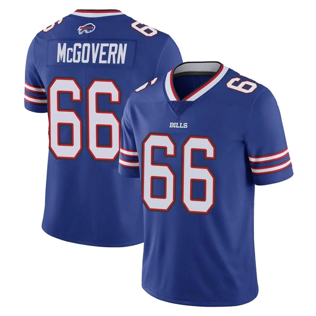 B.Bills #66 Connor McGovern Player Royal Vapor Untouchable Limited Edoa Stitched Jerseys