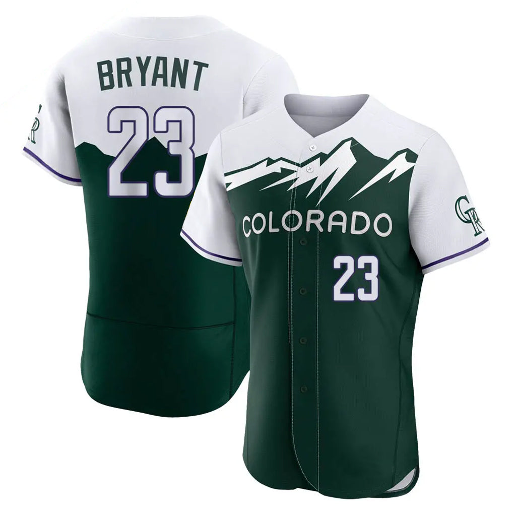 C.Rockies #23 Kris Bryant Player Green City Connect Limited Elite Home Edoa Stitched Jerseys
