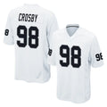LV.Raiders #98 Maxx Crosby Player White Home Game Edoa Stitched Jerseys