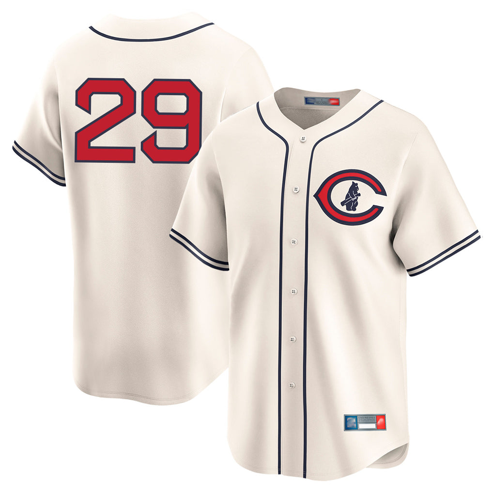 C.Cubs #29 Michael Busch Player Cream Field of Dreams Limited Home Game Edoa Stitched Jerseys