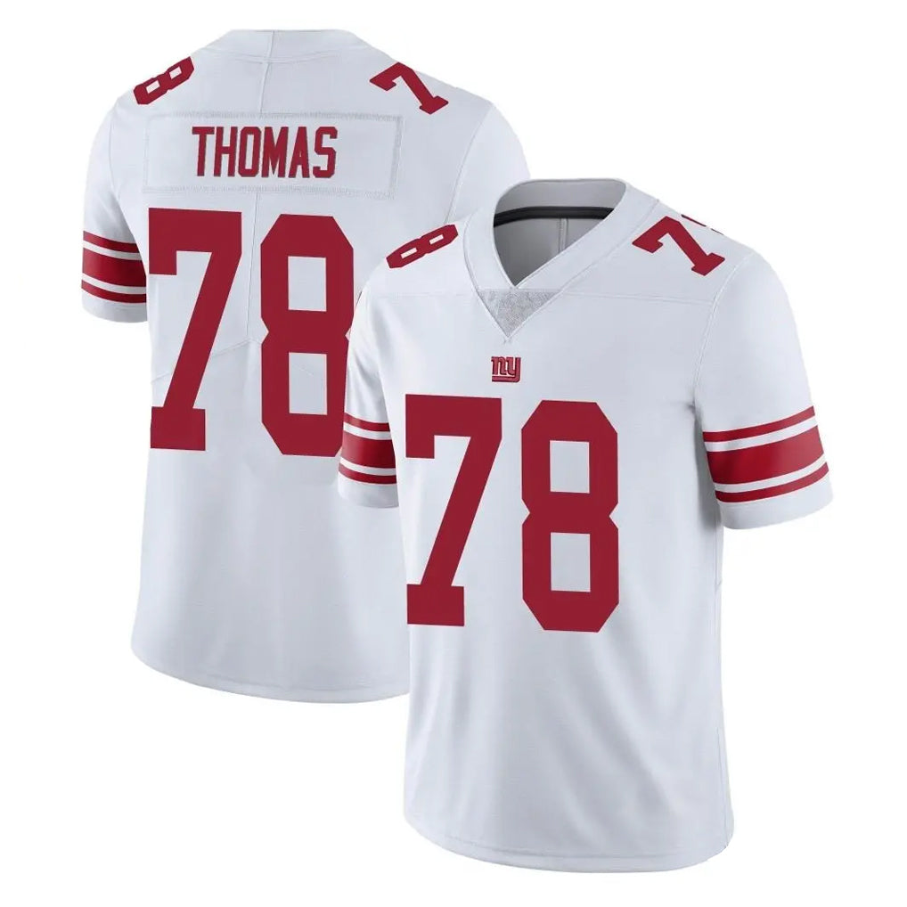NY.Giants #78 Andrew Thomas Player White Limited Vapor Untouchable Home Game Edoa Stitched Jerseys