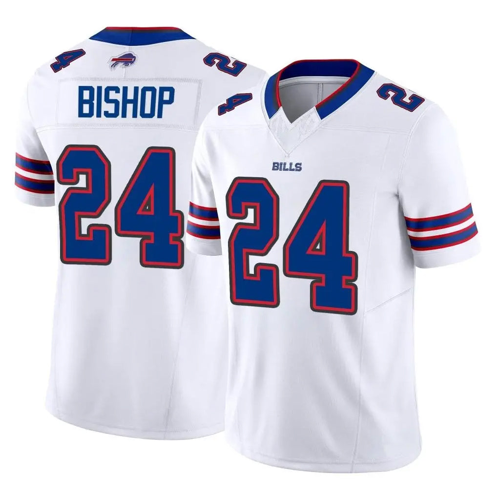 B.Bills #24 Cole Bishop Player White Vapor F.U.S.E. Limited Edoa Stitched Jerseys