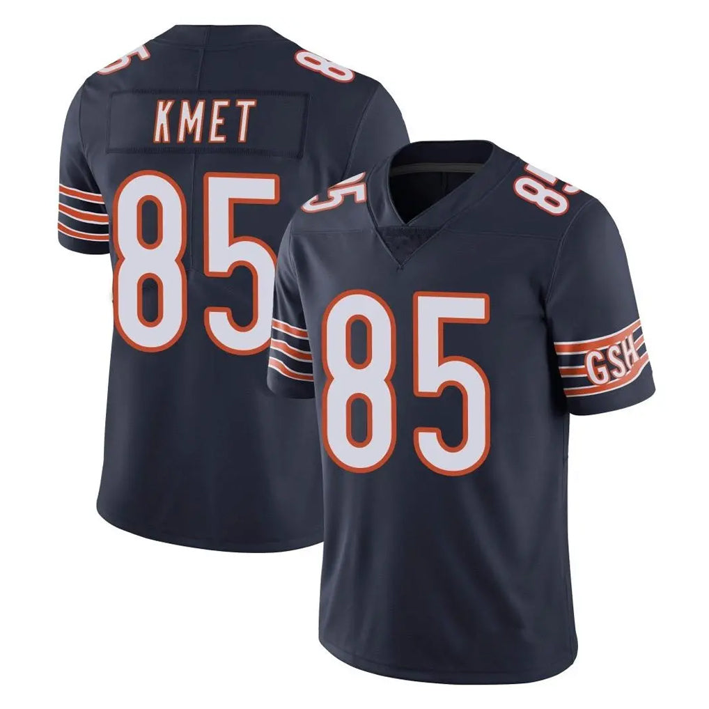 C.Bears #85 Cole Kmet Player Navy Vapor Untouchable Limited Home Game Edoa Stitched Jerseys