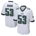 P.Eagles #53 Zack Baun Player White Home Game Edoa Stitched Jerseys