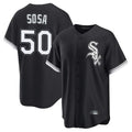 C.White Sox #50 Lenyn Sosa Player Black Home Game Edoa Stitched Jerseys