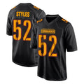 W.Commanders #52 Sonny Styles Player Black Carbon Fashion Home Game Edoa Stitched Jerseys