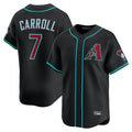 A.Diamondbacks #7 Corbin Carroll Player Black Limited Home Game Edoa Stitched Jerseys