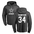 D.Cowboys #34 Jalen Thompson Player Ash One Color Pullover Hoodie Limited Edoa Stitched Jerseys
