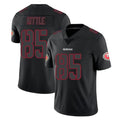 SF.49ers #85 George Kittle Player Black Impact Limited Home Game Edoa Stitched Jerseys