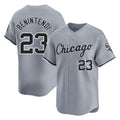 C.White Sox #23 Andrew Benintendi Player Gray Road Limited Home Edoa Stitched Jerseys