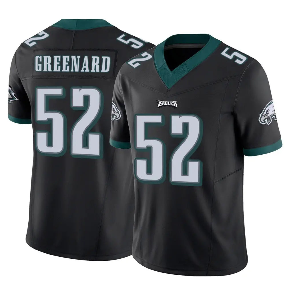 P.Eagles #52 Jonathan Greenard Player Black Limited Vapor F.U.S.E. Home Game Edoa Stitched Jerseys