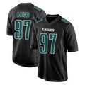 P.Eagles #97 Moro Ojomo Player Carbon Black Fashion Home Game Edoa Stitched Jerseys