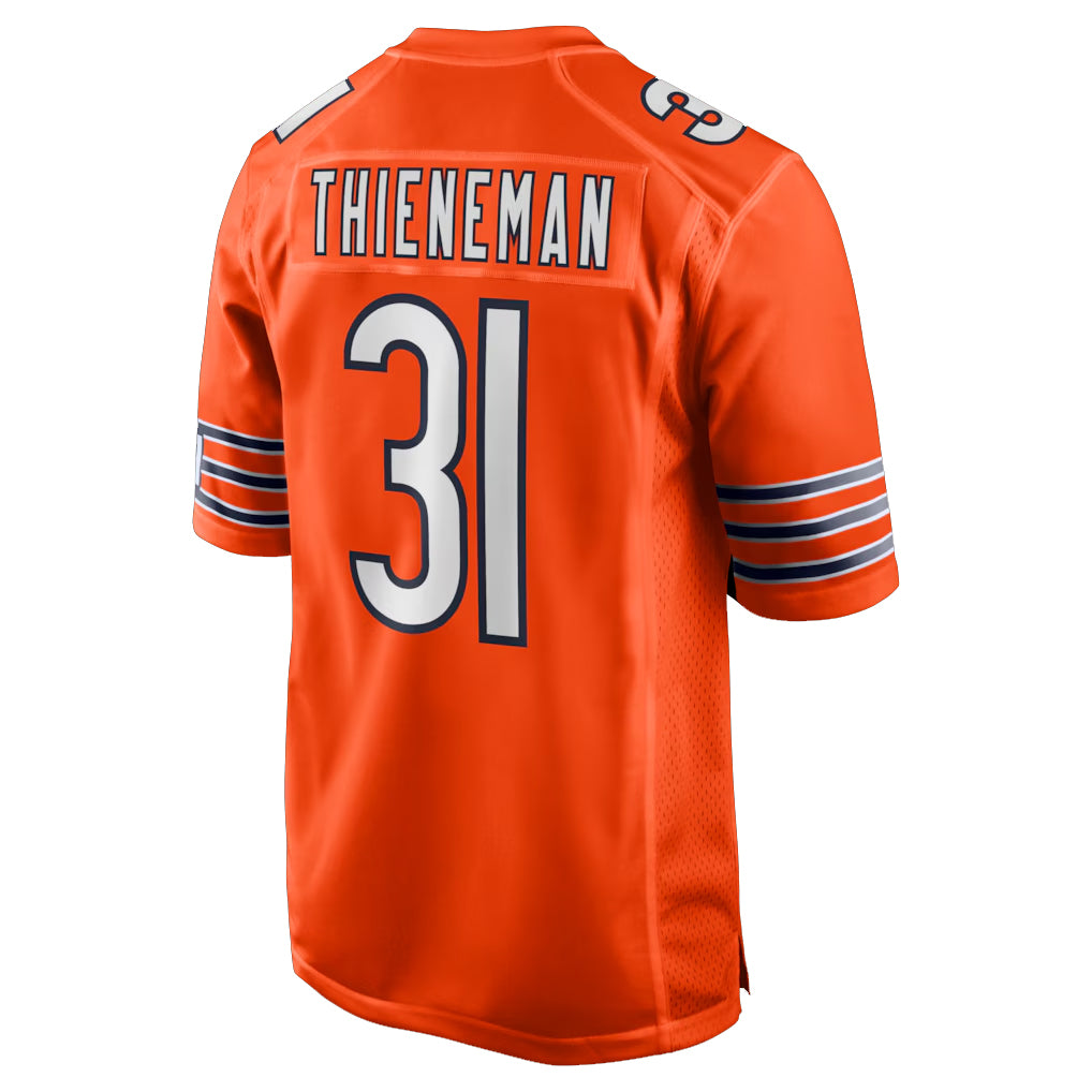 C.Bears #31 Dillon Thieneman Player Orange Home Game Edoa Stitched Jerseys