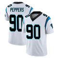 C.Panthers #90 Julius Peppers Player White Vapor Untouchable Limited Game Edoa Stitched Jerseys