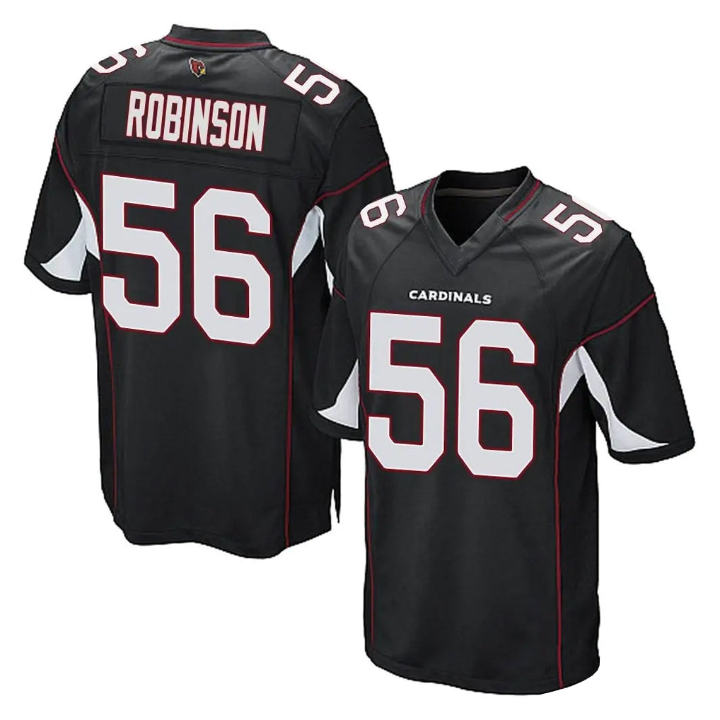 A.Cardinals #56 Darius Robinson Player Black Home Game Edoa Stitched Jerseys