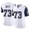 D.Cowboys #73 Tyler Smith Player White-Navy Limited Vapor F.U.S.E. Home Game Edoa Stitched Jerseys