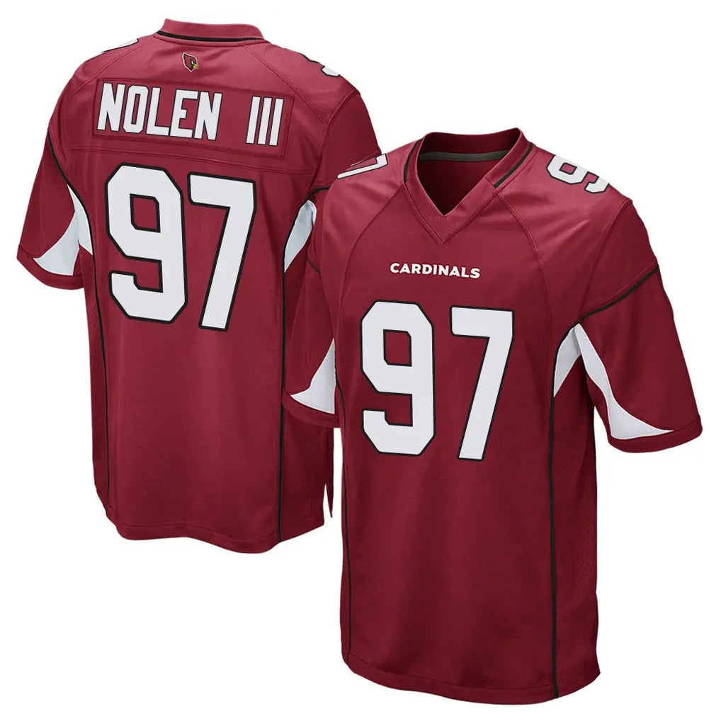 A.Cardinals #97 Walter Nolen III Player Cardinal Home Game Edoa Stitched Jerseys
