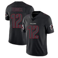 A.Falcons #12 Avieon Terrell Player Black Impact Limited Game Edoa Stitched Jerseys