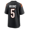 C.Bengals #5 Tee Higgins Player Black Home Game Edoa Stitched Jerseys