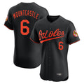 B.Orioles #6 Ryan Mountcastle Player Black Limited Elite Home Game Edoa Stitched Jerseys
