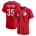 C.Reds #35 Jose Trevino Player Red Limited Elite Home Game Edoa Stitched Jerseys