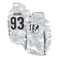 C.Bengals #93 Jonathan Allen Player Arctic Camo Salute to Service Pullover Hoodie Limited Edoa Stitched Jerseys