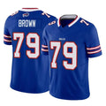 B.Bills #79 Spencer Brown Player Royal Vapor F.U.S.E. Limited Home Game Edoa Stitched Jerseys