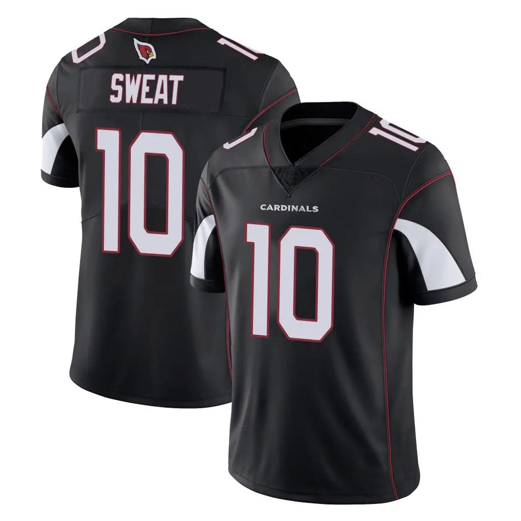 A.Cardinals #10 Josh Sweat Player Black Vapor Limited Home Game Edoa Stitched Jerseys