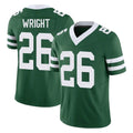NY.Jets #26 Nahshon Wright Player Green Legacy Limited Vapor F.U.S.E. Home Game Edoa Stitched Jerseys
