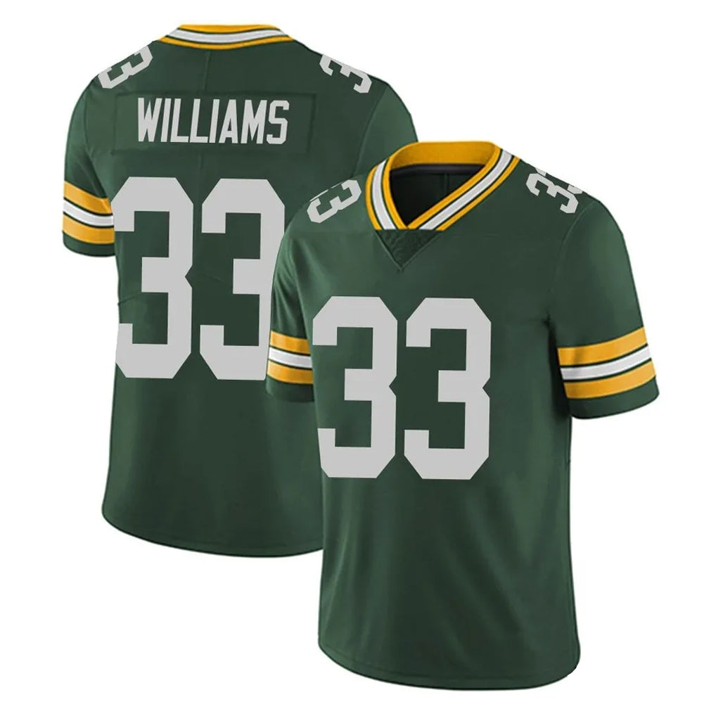 GB.Packers #33 Evan Williams Player Green Vapor Untouchable Limited Home Game Edoa Stitched Jerseys