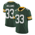 GB.Packers #33 Evan Williams Player Green Vapor Untouchable Limited Home Game Edoa Stitched Jerseys