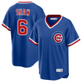 C.Cubs #6 Matt Shaw Player Royal T-shirt Cooperstown Collection Limited Edoa Stitched Jerseys