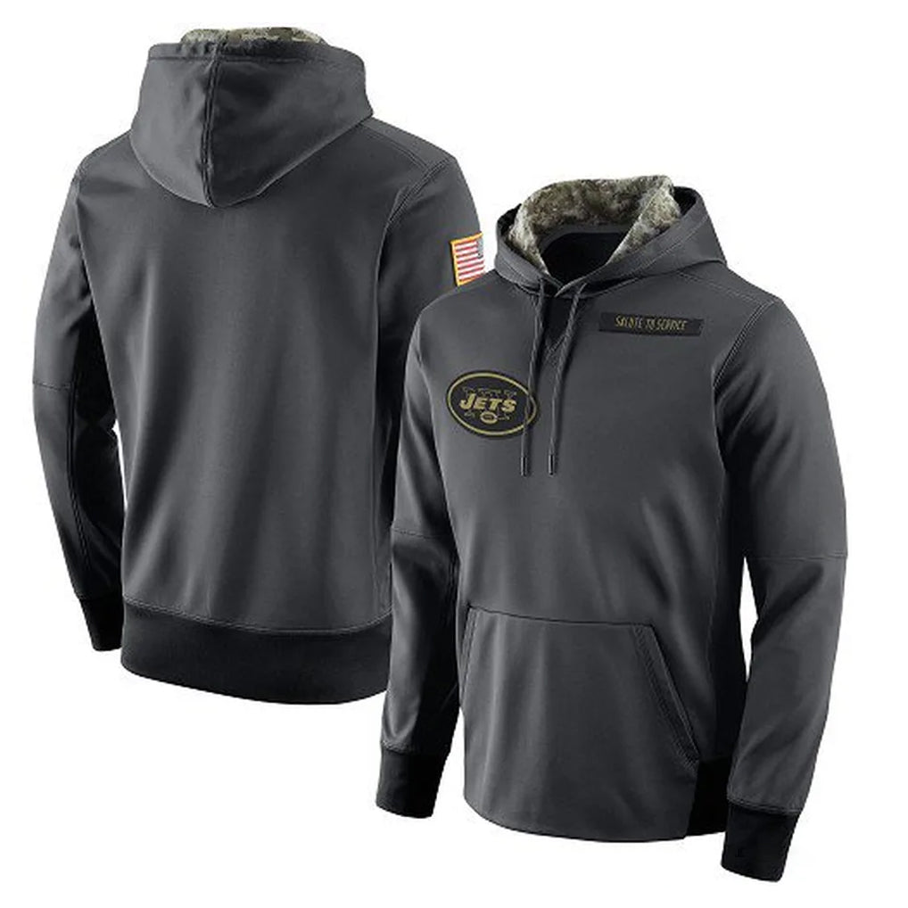 NY.Jets ## Jets Blank Player Gray Pullover Hoodies Limited Game Edoa Stitched Jerseys