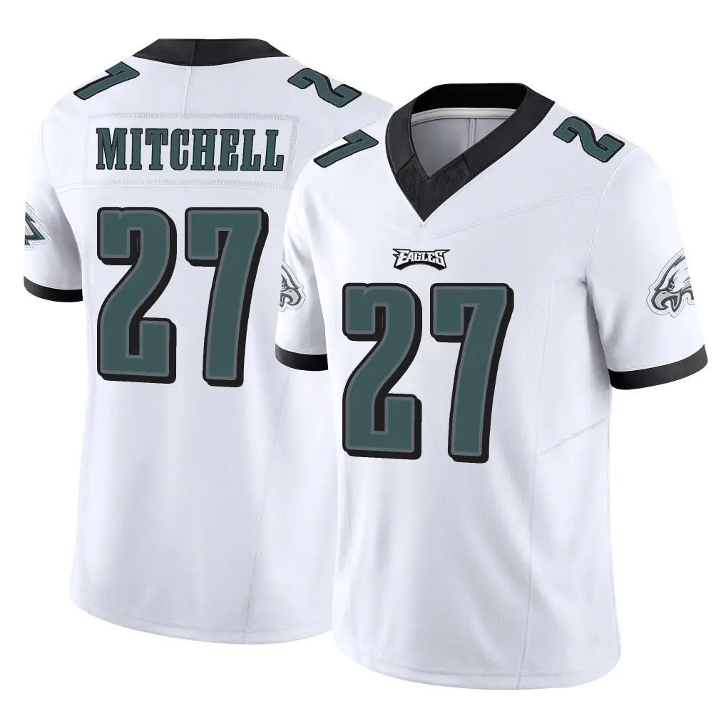 P.Eagles #27 Quinyon Mitchell Player White Limited Vapor F.U.S.E. Home Game Edoa Stitched Jerseys