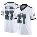 P.Eagles #27 Quinyon Mitchell Player White Limited Vapor F.U.S.E. Home Game Edoa Stitched Jerseys