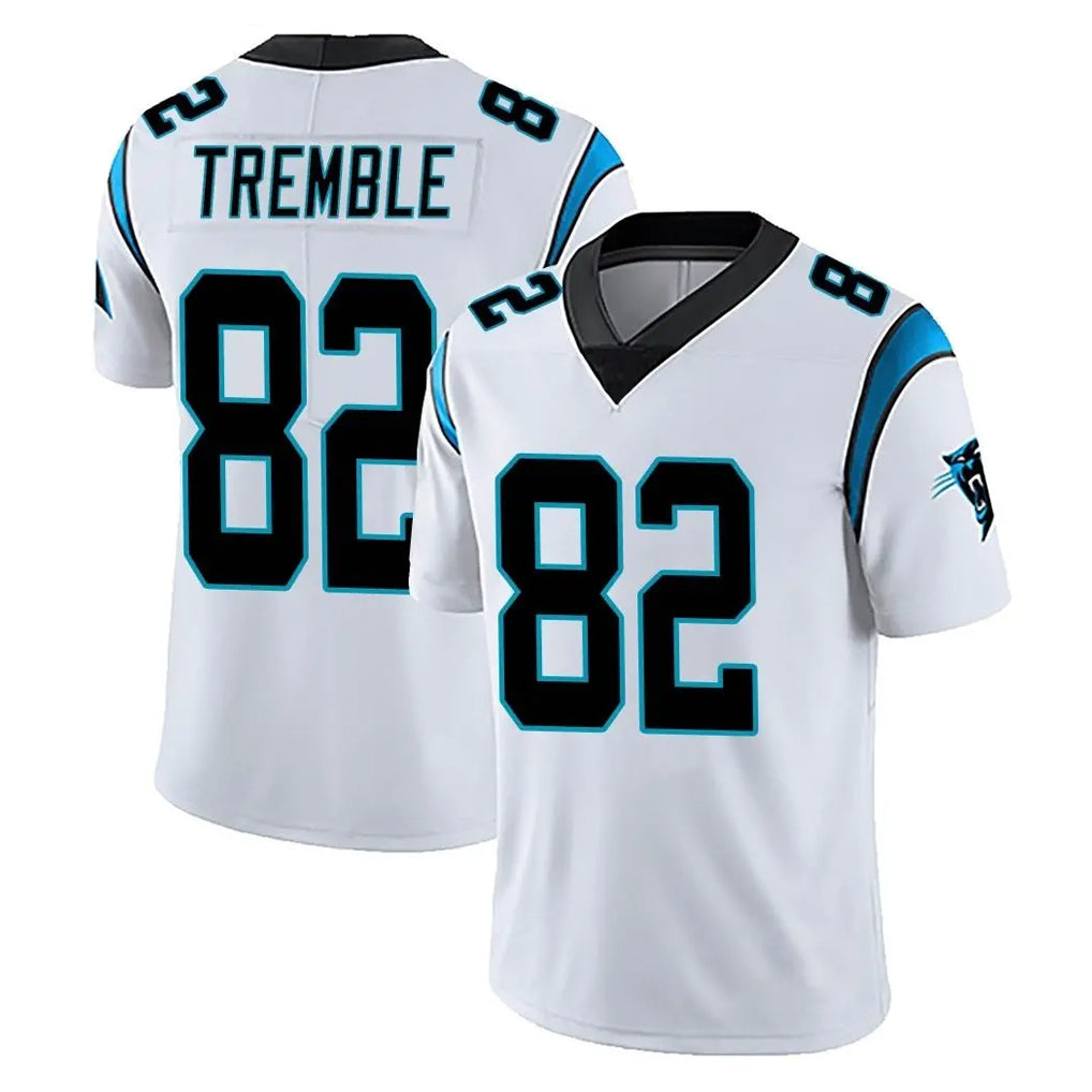 C.Panthers #82 Tommy Tremble Player White Vapor Untouchable Limited Game Edoa Stitched Jerseys