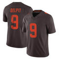 C.Browns #9 Grant Delpit Player Brown Limited Vapor F.U.S.E. Alternate Game Edoa Stitched Jerseys