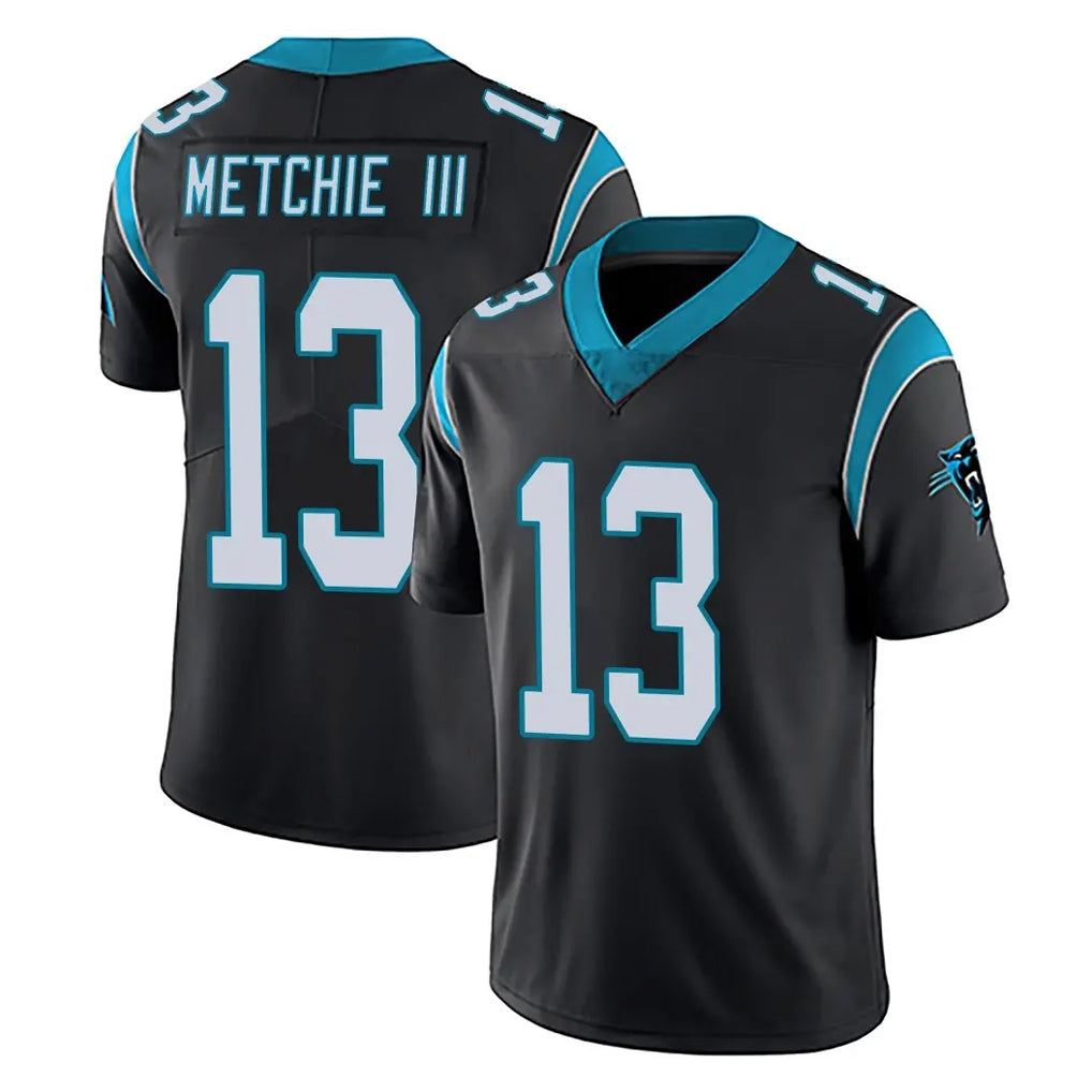 C.Panthers #13 John Metchie III Player Black Vapor Untouchable Limited Game Edoa Stitched Jerseys