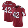 A.Cardinals #42 Dadrion Taylor-Demerson Player Cardinal Vapor Limited Home Game  Edoa Stitched Jerseys