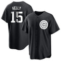 C.Cubs #15 Carson Kelly Player Black Game Edoa Stitched Jerseys