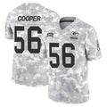 GB.Packers #56 Edgerrin Cooper Player Arctic Camo Salute To Service Limited Edoa Stitched Jerseys